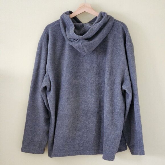 Disney Pooh Hoodie Womens XL Gray Fleece Kanga Pocket Vintage Y2K Preppy Boho - Picture 6 of 15